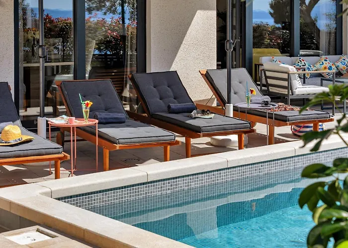 Festina Lente A Luxury In Makarska, Heated Pool Villa